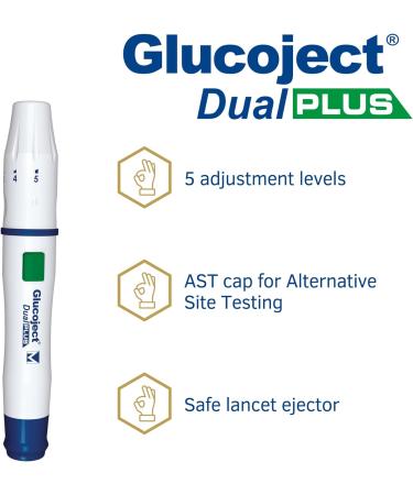 Glucoject Dual Plus Lancing Device - GlucoMen | Buy Online Now - Buy Online on SooperMarket.com