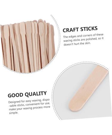 Angoily 400pcs Disposable Beauty Bar Spatula - Medium Wooden Wax Scraper & Stick Suite - Natural Birch for Smooth Waxing  - Buy Online on SooperMarket.com