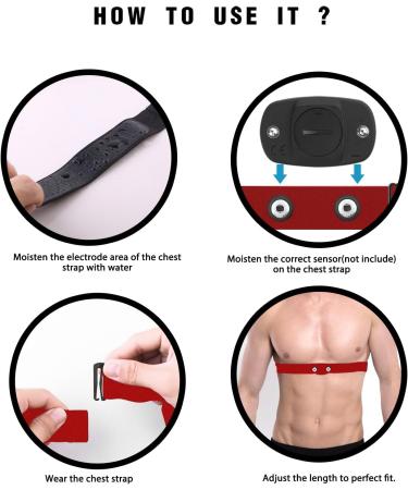 Fitcent Pulse Knife Breast Replacement Belt | Compatible with Polar H10 H7 | Adjustable Soft HR Belt for Heart Rate Sensor - GetaWay Solids - Buy Online on SooperMarket.com