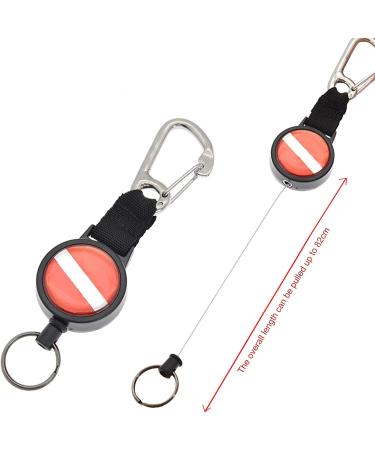 CaCaCook Retractable Lanyard - Black 10x4x2 | Durable Adjustable Perfect for ID & Keys | Shop Internationally - Buy Online on SooperMarket.com