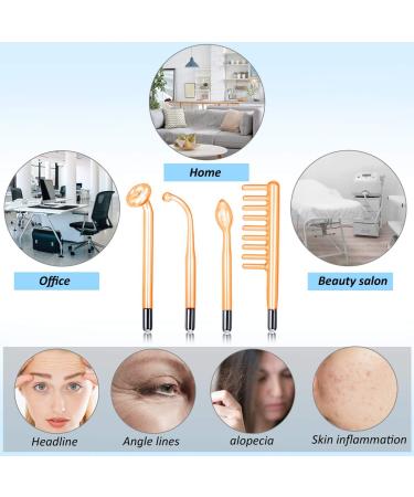 MYSWEETY High Frequency Portable Handheld Facial Skin Care Wand Machine - Buy Online on SooperMarket.com