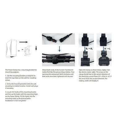 Smart Energy Meter 100 240V 3 Phase 4 Wire 2.4GHz External Antenna Electricity Usage Monitor High Accuracy for Water Heater - Buy Online on SooperMarket.com
