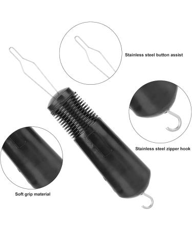 Button Aid Stainless Steel Clothes Button Assist Tool Zipper Hook Dressing Aid for Elderly Disabled - Buy Online on SooperMarket.com