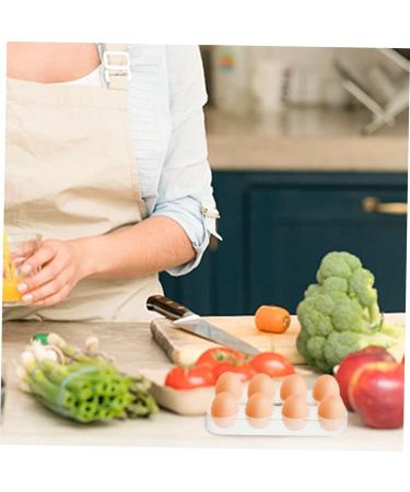 Mikikit Practical Pcs Egg Shelf Utensil Holder with Lid Containers with Lids Refrigerator Egg Case Blank Organizer Professionl - Buy Online on SooperMarket.com