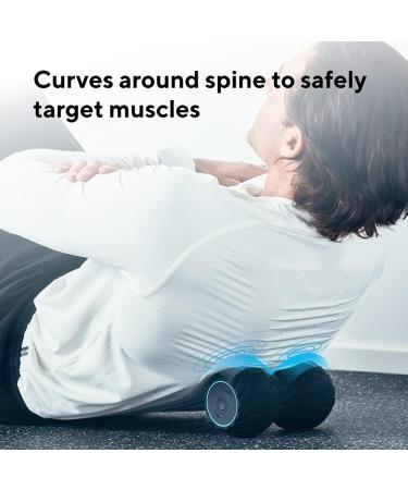 Wave Duo Foam Roller - Ergonomic Bluetooth Muscle Roller for Back Neck & Spine | 5 Vibration Frequencies - Therabody - Buy Online on SooperMarket.com