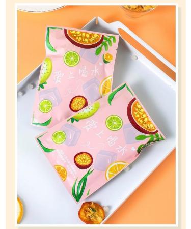 HONAMWINPRO Dried Orange Passion Fruit for Cocktails Snacking Baking Dried Pineapple Rings 10 PACK Pink - Buy Online on SooperMarket.com