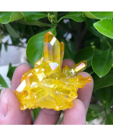 Natural Crystal Rough 1pcs Quartz Crystal Bismuth Silicon Cluster Rainbow - Buy Online on SooperMarket.com