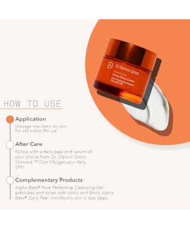 Dr Dennis Gross Vitamin C Lactic Dewy Deep Cream - Ultra-Rich Replenishing 2 oz - Buy Online on SooperMarket.com