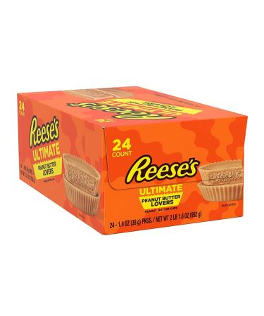 Reese's Ultimate Peanut Butter Lovers, Cups Candy, (Pack of 24)