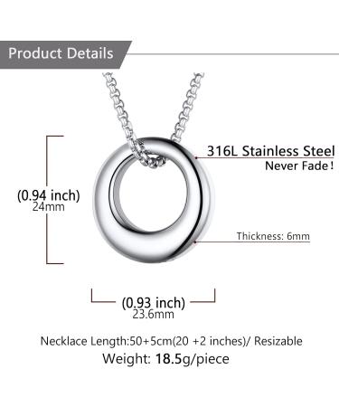U7 Women's Cremation Urn Necklace - Celtic Knot Dog Feet & Wings Designs - Stainless Steel Cylinder Pendant for Ashes - Unique Burial Jewelry - Buy Online on SooperMarket.com