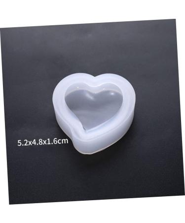 3pcs Silicone Molds Heart Silicone Casting Art Molds Japanese Cute Serving Plate Epoxy Jewelry Molds Crystal Drop Mold Jewelry Making Mold Cake Mold Accessories White M White - Buy Online on SooperMarket.com