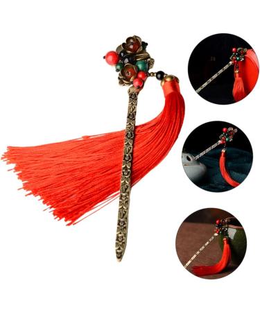 Mikinona Hairpin Vintage Decor Chinese Vintage Hair Clips Chinese Hair Chopstick Chinese Hair Accessories Hair Bun Stick Hanfu Hair Sticks Chinese Hair Forks Classic Alloy Woman Metal - Buy Online on SooperMarket.com