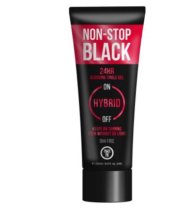 Power Tan Non-Stop Black Tingle Gelee (DHA Free) Hybrid UV Sunbed Tanning Accelerator Lotion 250ml