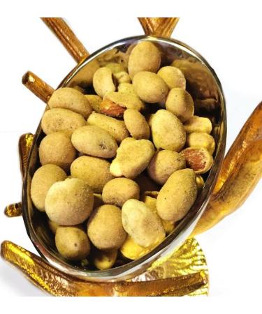 Jaiccha Ghasitaram Rakhi Gifts for Brothers Rakhi Dryfruits - Pudina Protein Almonds 800 GMS in Brown Paper Pouch with Rudraksh Rakhi - Buy Online on SooperMarket.com