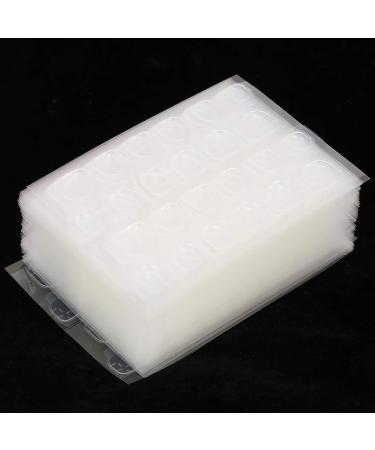50 Sheet Waterproof Double Sided Fake Nail Adhesive Tabs Transparent Gel Nail Tape Self Adhesive Perfect for Professional and Family Use with 12 Different Sizes - Buy Online on SooperMarket.com