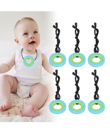 High Temperature Resistant Kids Sensory Chew Necklace | Safe Silicone for Daily Use (Light Blue) - Buy Online on SooperMarket.com