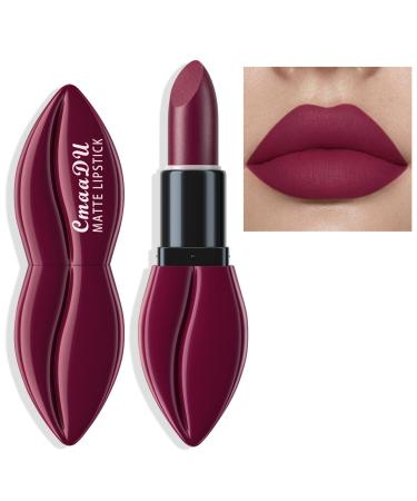 Easilydays Red Lipstick for Women Moisturizing Velvet Matte Lipsticks Long Lasting Smudge-Proof Lip Stick Packs Light Bright Labiales Matte Lipstick Lip Stain High Pigmented Dark Makeup Lip Gloss (03)