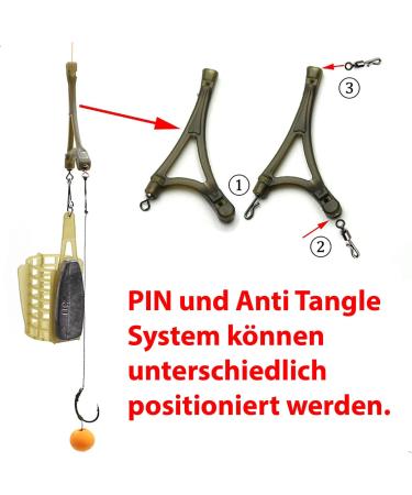 10-Piece Anti-Tangle Set for Carp Fishing Rigs - No Complication No Tangling Compatible with Fishing Levy - Buy Online on SooperMarket.com