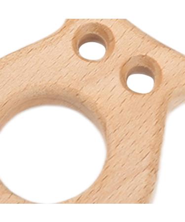 5Pcs Baby Teethers Owl Wooden Chewing Ring | Non-Toxic Robust DIY Jewelry Accessories & Baby Bite Stick - Buy Online on SooperMarket.com
