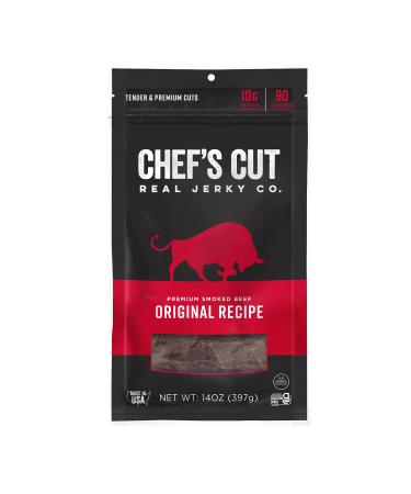 Chef's Cut Real Smoked Beef Original Recipe Jerky, 14 Ounce
