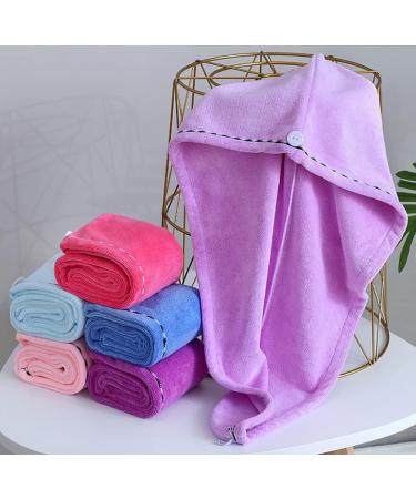 Anller 3-Pack Microfiber Hair Crop & Drying Cloth Set - Bath Cap & Shower Headscarf for Long Thick Hair - Buy Online on SooperMarket.com