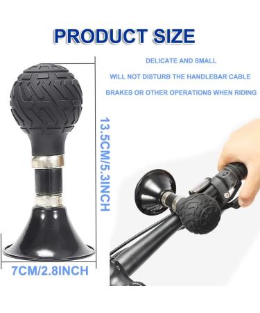Retro Clown Bugle Horn for Bikes - Classic Metal Loud Handlebar Mount for Cycling Adults - Buy Online on SooperMarket.com