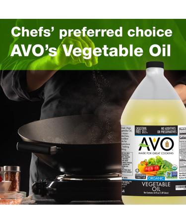 AVO ORGANIC 100% VEGETABLE Oil  64 Fl-oz (Half a Gallon) NO preservatives added - Buy Online on SooperMarket.com