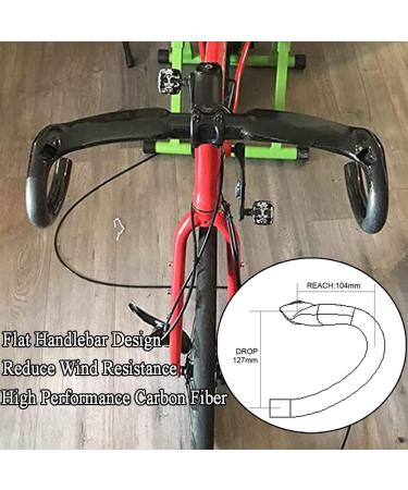 RXL SL Carbon Road Bike Handlebar 31.8mm - 420mm Black Matte Drop Bars - Buy Online on SooperMarket.com