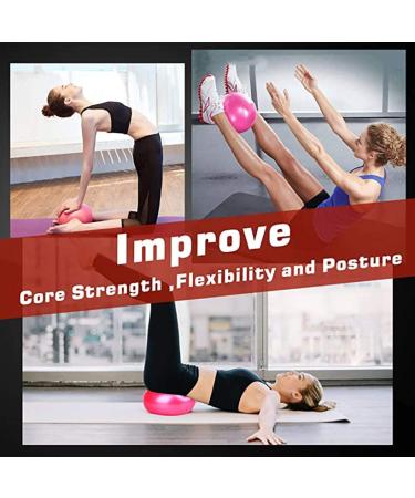 9-Inch Mini Yoga Ball for Home Exercise Pilates & Physical Therapy - Purple - Buy Online on SooperMarket.com