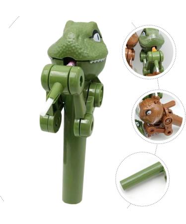 ORFOFE 2pcs Lollipop Machine Dinosaur Lollipops for Food Toy Mini Kid Toys Popular Candy Tool Toys Plastic - Buy Online on SooperMarket.com