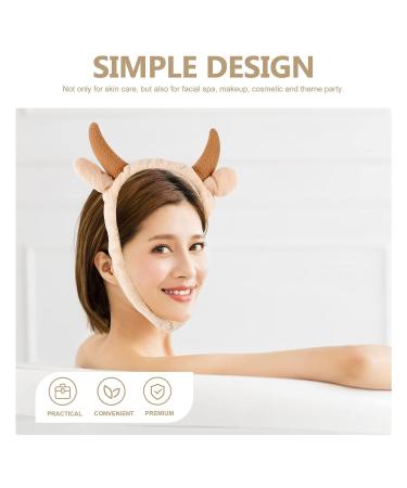 FRCOLOR 2 Pcs Milk Cow Animal Ear Spa Headband for Makeup & Skincare - Buy Online on SooperMarket.com