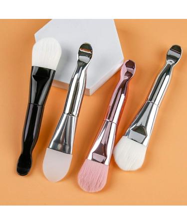 Desikixudy Double-Ended Makeup Brushes Soft Bristle Silicone Brush Face Mask Brush Diy Mud Stirring Skin Cosmetic Mixing Tools - Buy Online on SooperMarket.com