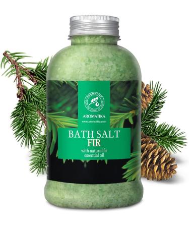 Bathing Salt Spruce 600g - Sea Salt with Essential Oil for Relaxation Stress Relief & Aromatherapy - Christmas Tree Fragrance - Buy Online on SooperMarket.com