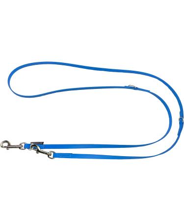 Biothane Dog Leash for Small & Large Dogs - Adjustable 2m/2.4m/2.8m/3.5m/5m with Silver Hook - Light Blue 9mm | Durable & Stylish - Buy Online on SooperMarket.com