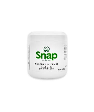 Snap Microfine Exfoliant Facial Scrub for Normal to Oily Skin Contains 100% Natural Pumice and Extracts of Tea Tree Chamomile & Aloe Vera 180ml