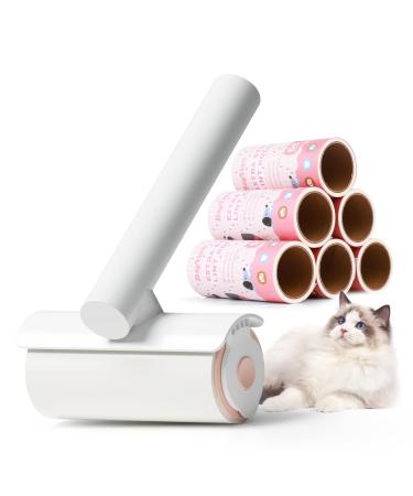 Lint Rollers for Pet Hair Remover Baytion Extra Sticky Brush for Dog & Cat Hair Remover Cleaning Roller for Clothes Carpet Sofa Furniture Coat Bed Easy Peeling with 360 Sheets / 6 Refills