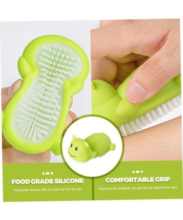 SECFOU Hippo Shaped Head Shower for Exfoliating and Massaging - Green Cap for Baby, Body, and Scalp Care - Buy Online on SooperMarket.com