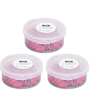 Nail Sanding Bands Multiple Sizes Smoothing Nail Art Sanding Bands Dead Skin Removal for Foot Care (Rose Red) - Buy Online on SooperMarket.com