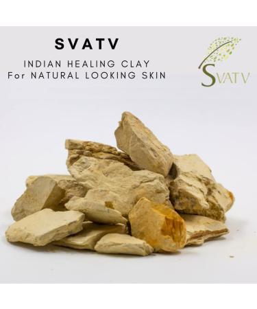 SVATV Fullers Earth Powder | Multani Mitti | Indian Healing Clay | Deep Skin Pore Purifying Face Mask Skin care & Dirt Remover - Natural Face Pack 227g Fuller's Earth - Buy Online on SooperMarket.com