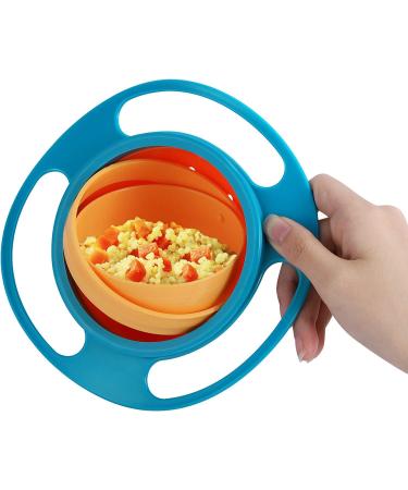 Tianlong Universal Gyro Bowl - Unspillable Snack Toddler Bowl for Babies and Kids - 360 Degrees Rotation Anti Spill Design - Buy Online on SooperMarket.com