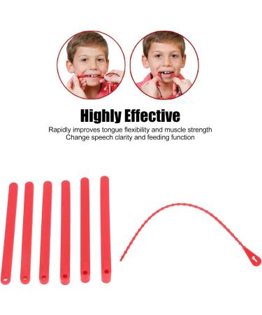 7-in-1 Mouth Muscle Training Set | Portable Lip & Tongue Exercise Device | Dysarthria Training Tool Made of Edible Plastic - Buy Online on SooperMarket.com