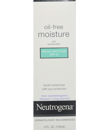 Neutrogena Oil-Free Daily Moisturizer & Neck Cream SPF 15 - 4 fl. oz (Pack of 3) - Buy Online on SooperMarket.com
