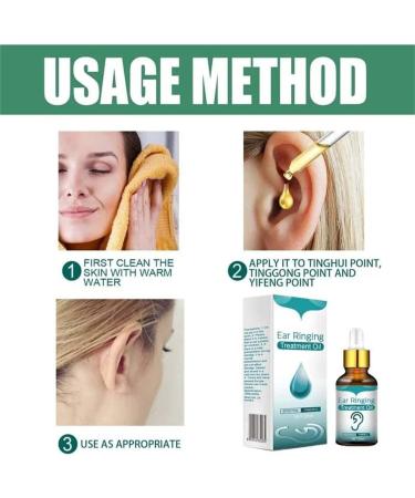 RJDJ TinniClear Ear Drops - Natural Tinnitus Relief Treatment - 2pcs - Buy Online on SooperMarket.com