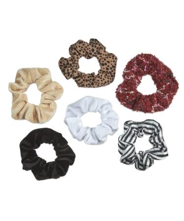 Six Days of Scrunchies Glamour Gift Set - Original Scrunchie with 6 Unique Designs in Presentation Box - Buy Online on SooperMarket.com