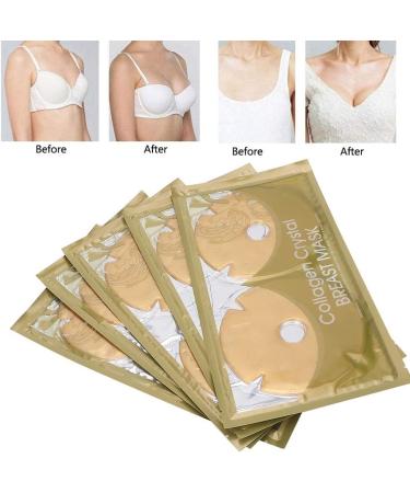 Collagen Breast Mask - 5 Pairs for Enlargement & Firming | Female Breast Enhancer Patches - Buy Online on SooperMarket.com