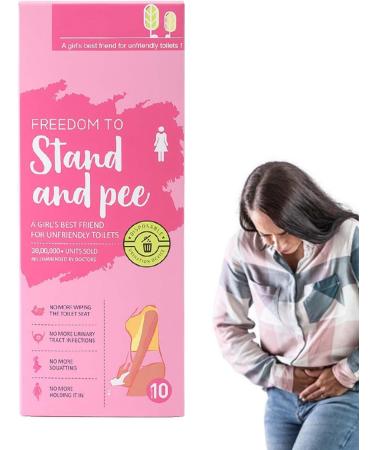 Standing Urinal for Women Paper Vertical Pee Funnel Waterproof - Leakproof Multifunctional Urinal Device Ergonomic Portable Urination Solution for Women Girls Pregnant - Buy Online on SooperMarket.com