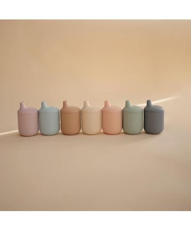 Mushie 100% Silicone Baby Sippy Cup | 6 Months+ | Shifting Sand Color - Buy Online on SooperMarket.com
