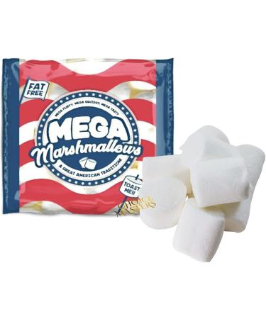 Mega Marshmallow & 2 Extendable Roasting Forks - Giant Extra Tasty Extra Fluffy Extra Large Fat Free Smores Roasting Mega Marshmallow - American Brand 1.1kg - Buy Online on SooperMarket.com