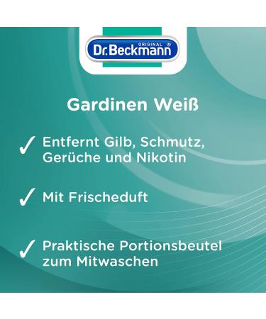 Buy Dr. Beckmann Curtains White - Pack of 8 (120g Each) | International Shipping Available - Buy Online on SooperMarket.com