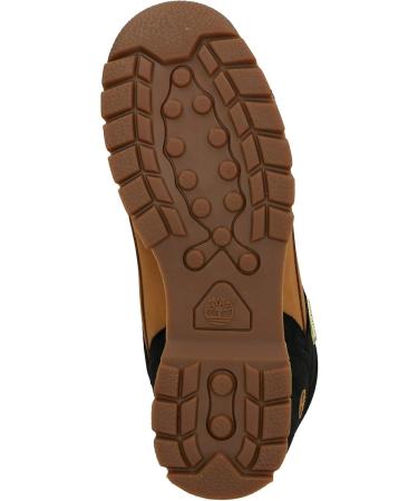 Timberland Unisex Kids Euro Sprint Chukka Boots 38 EU - Yellow Wheat Black Nubuck | Shop Now for International Shipping - Buy Online on SooperMarket.com
